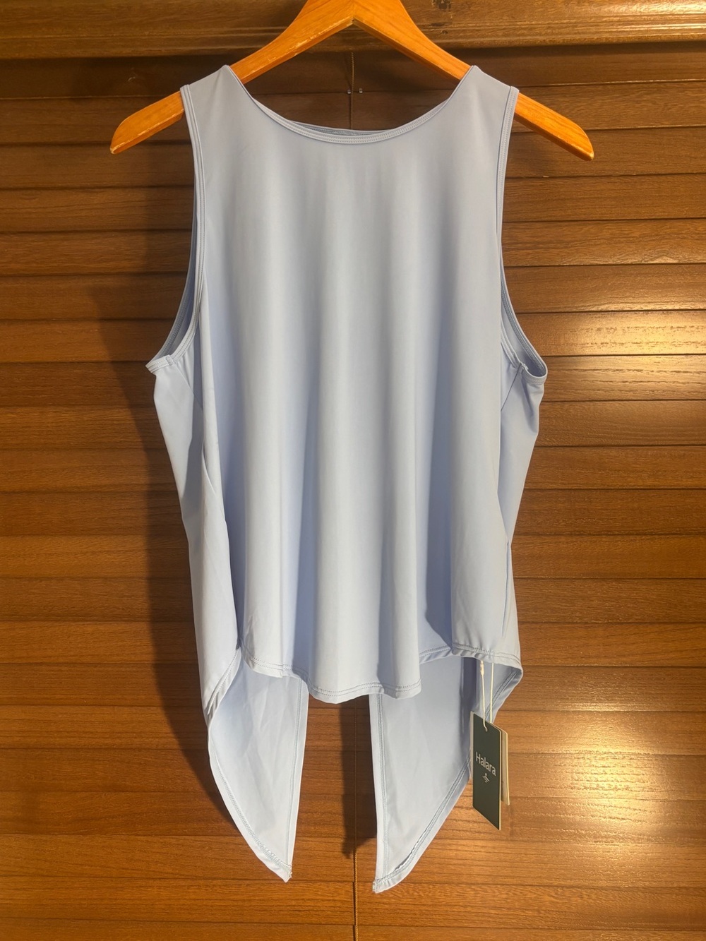 NWT Halara Split Tie Back Cool Touch Running Tank Top
